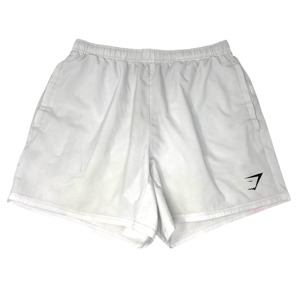 Gymshark Women's Athletic Running Shorts in white size Medium